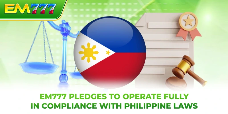 EM777 pledges to operate fully in compliance with Philippine laws