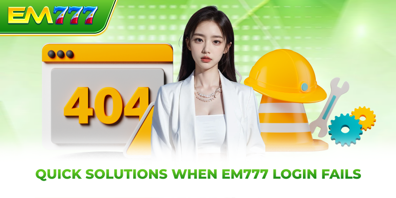Quick solutions when EM777 login fails