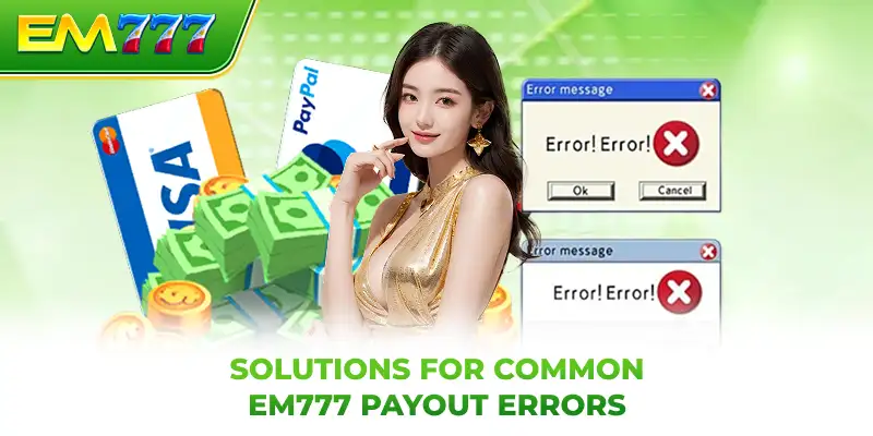Solutions for common EM777 payout errors