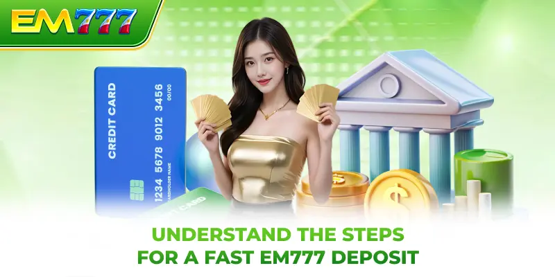 Understand the steps for a fast EM777 deposit